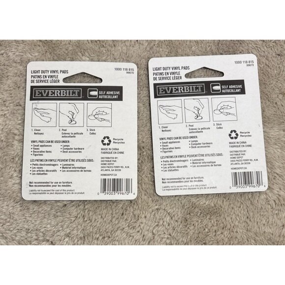 Assorted Furniture Surface Protector Pads Felt Silicone 139 Pieces New - Picture 5 of 11